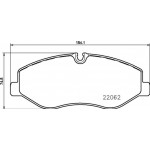 Brembo Σετ τακάκια, Δισκόφρενα - P 50 129