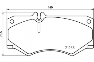 Brembo Σετ τακάκια, Δισκόφρενα - P 50 134