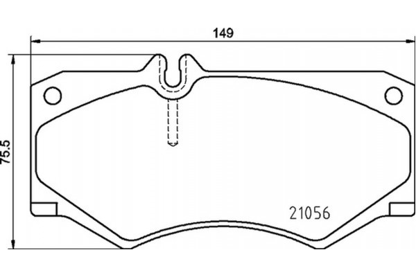 Brembo Σετ τακάκια, Δισκόφρενα - P 50 134