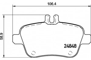 Brembo Σετ τακάκια, Δισκόφρενα - P 50 135