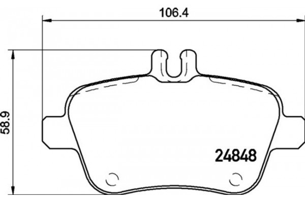 Brembo Σετ τακάκια, Δισκόφρενα - P 50 135