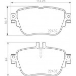 Brembo Σετ τακάκια, Δισκόφρενα - P 50 136