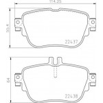 Brembo Σετ τακάκια, Δισκόφρενα - P 50 136