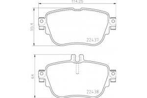 Brembo Σετ τακάκια, Δισκόφρενα - P 50 136