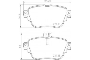 Brembo Σετ τακάκια, Δισκόφρενα - P 50 136