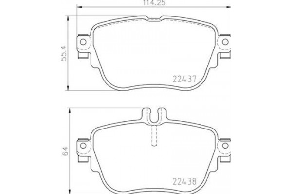 Brembo Σετ τακάκια, Δισκόφρενα - P 50 136