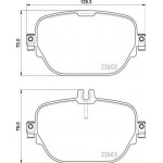 Brembo Σετ τακάκια, Δισκόφρενα - P 50 138