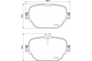 Brembo Σετ τακάκια, Δισκόφρενα - P 50 138