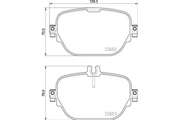 Brembo Σετ τακάκια, Δισκόφρενα - P 50 138