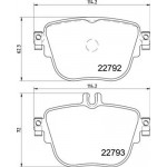 Brembo Σετ τακάκια, Δισκόφρενα - P 50 141