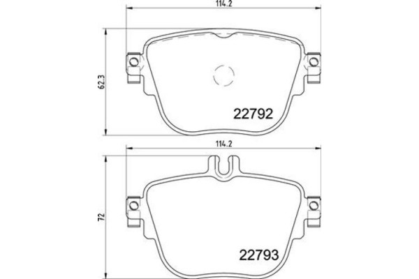 Brembo Σετ τακάκια, Δισκόφρενα - P 50 141