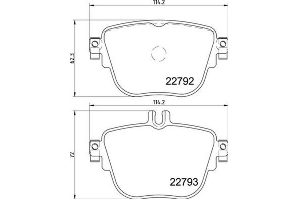 Brembo Σετ τακάκια, Δισκόφρενα - P 50 141