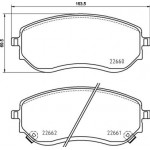 Brembo Σετ τακάκια, Δισκόφρενα - P 50 144