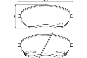 Brembo Σετ τακάκια, Δισκόφρενα - P 50 144
