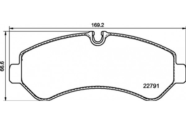 Brembo Σετ τακάκια, Δισκόφρενα - P 50 150