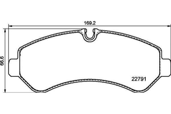 Brembo Σετ τακάκια, Δισκόφρενα - P 50 150