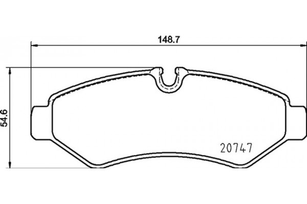 Brembo Σετ τακάκια, Δισκόφρενα - P 50 155