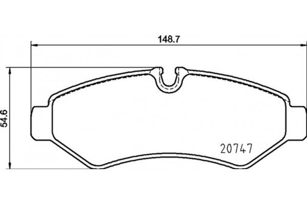 Brembo Σετ τακάκια, Δισκόφρενα - P 50 155