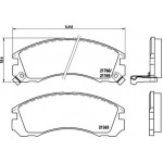 Brembo Σετ τακάκια, Δισκόφρενα - P 54 017