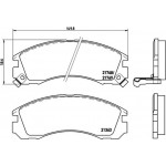 Brembo Σετ τακάκια, Δισκόφρενα - P 54 017