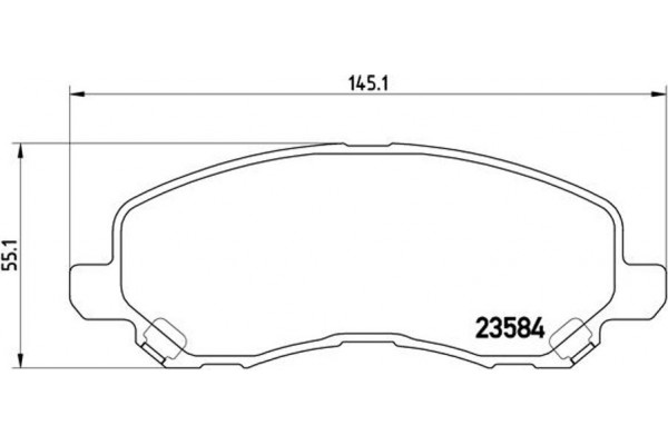 Brembo Σετ τακάκια, Δισκόφρενα - P 54 030