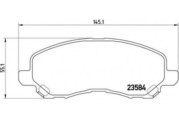 Brembo Σετ τακάκια, Δισκόφρενα - P 54 030