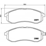 Brembo Σετ τακάκια, Δισκόφρενα - P 54 033