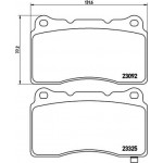 Brembo Σετ τακάκια, Δισκόφρενα - P 54 039