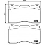 Brembo Σετ τακάκια, Δισκόφρενα - P 54 039
