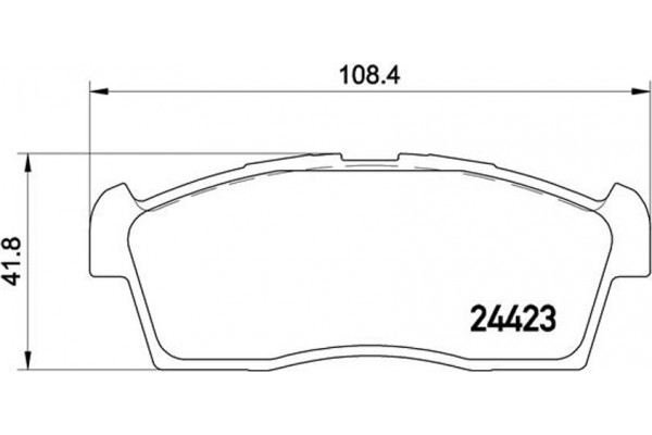 Brembo Σετ τακάκια, Δισκόφρενα - P 54 049