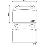 Brembo Σετ τακάκια, Δισκόφρενα - P 54 052