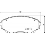 Brembo Σετ τακάκια, Δισκόφρενα - P 54 059