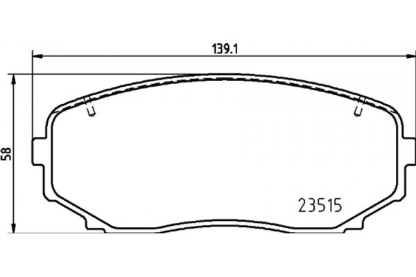 Brembo Σετ τακάκια, Δισκόφρενα - P 54 060