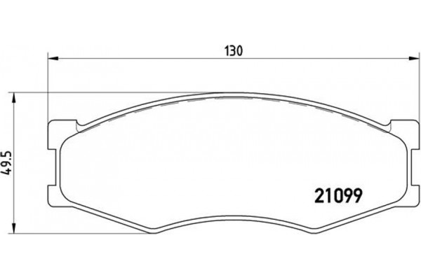 Brembo Σετ τακάκια, Δισκόφρενα - P 56 014