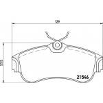 Brembo Σετ τακάκια, Δισκόφρενα - P 56 022