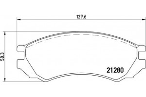 Brembo Σετ τακάκια, Δισκόφρενα - P 56 023