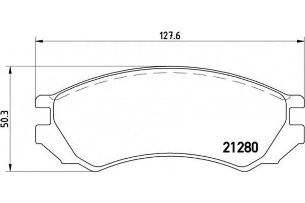 Brembo Σετ τακάκια, Δισκόφρενα - P 56 023