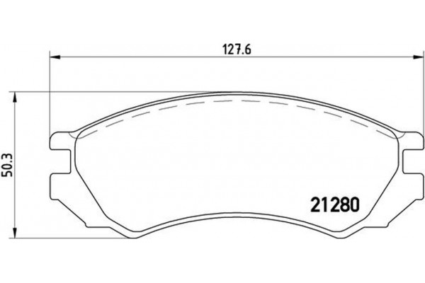 Brembo Σετ τακάκια, Δισκόφρενα - P 56 023