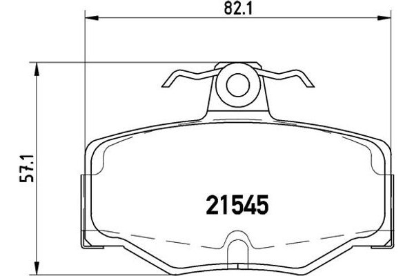 Brembo Σετ τακάκια, Δισκόφρενα - P 56 024