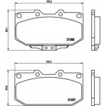 Brembo Σετ τακάκια, Δισκόφρενα - P 56 025