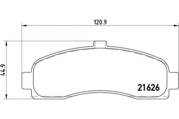 Brembo Σετ τακάκια, Δισκόφρενα - P 56 031