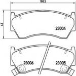 Brembo Σετ τακάκια, Δισκόφρενα - P 56 033