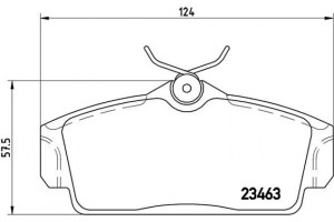 Brembo Σετ τακάκια, Δισκόφρενα - P 56 036