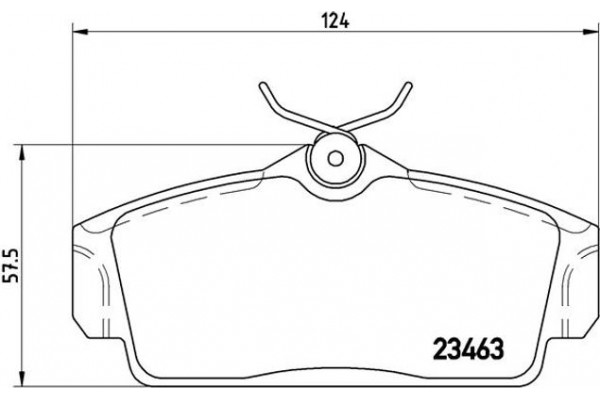 Brembo Σετ τακάκια, Δισκόφρενα - P 56 036