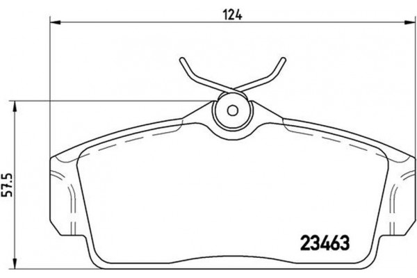 Brembo Σετ τακάκια, Δισκόφρενα - P 56 036