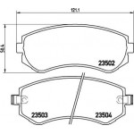 Brembo Σετ τακάκια, Δισκόφρενα - P 56 039