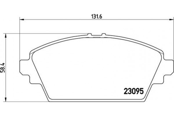 Brembo Σετ τακάκια, Δισκόφρενα - P 56 044