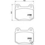 Brembo Σετ τακάκια, Δισκόφρενα - P 56 048