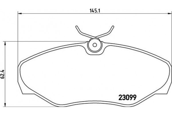 Brembo Σετ τακάκια, Δισκόφρενα - P 56 061