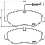 Brembo Σετ τακάκια, Δισκόφρενα - P 56 066